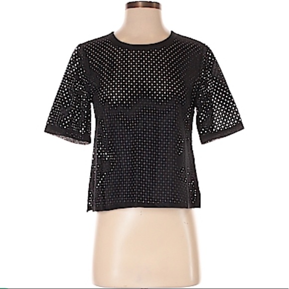 Banana Republic Top Black Size XS Sheer EUC - Picture 1 of 3